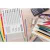 Better Office Products Sheet Protectors, Color Coded Edge, 8.5in. x 11in. 5 Assorted Colors, 100PK 81910